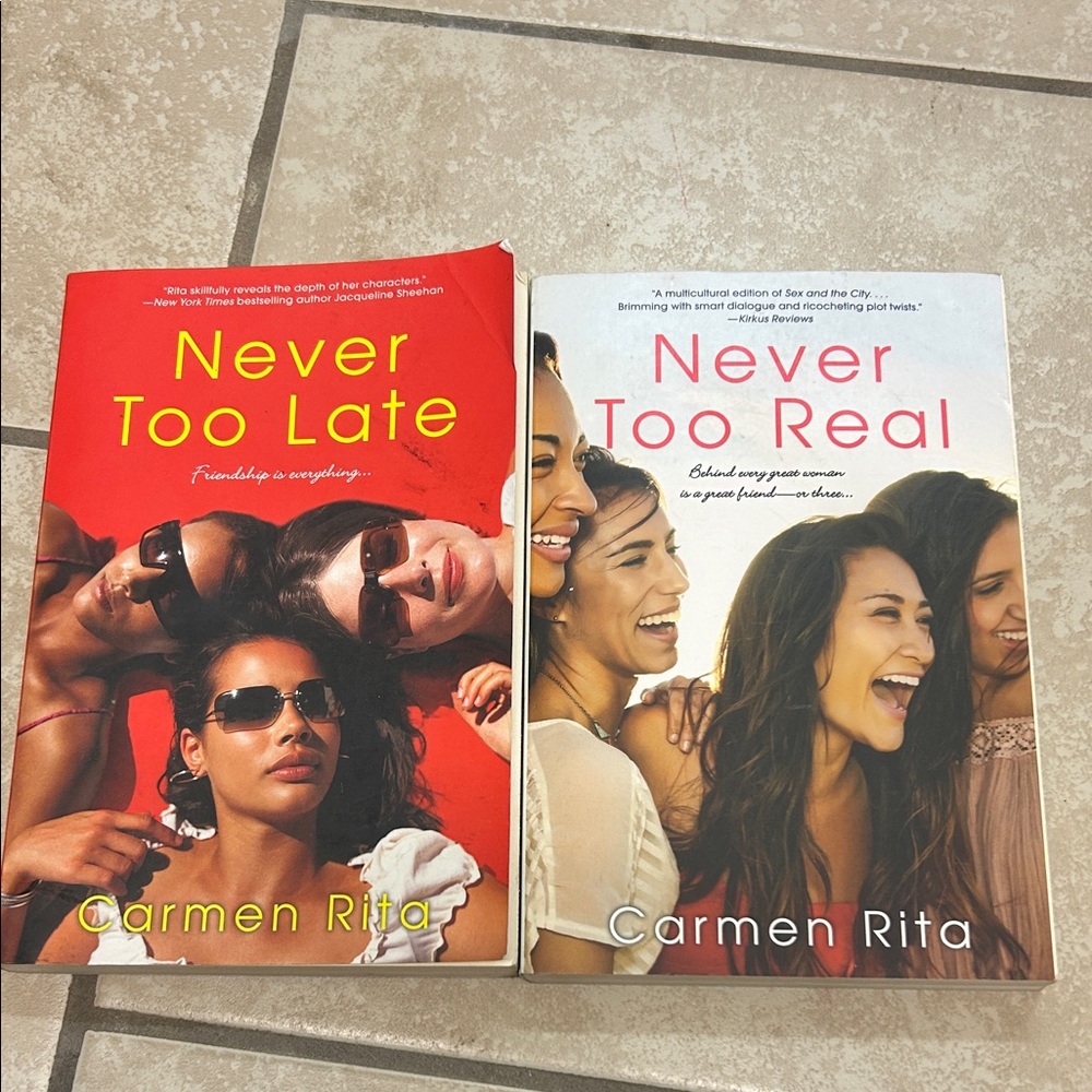Carmen Rita Book Set - Never Too Late & Never Too Real